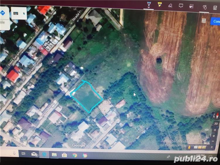Teren de 1000 mp, în Căldăraru