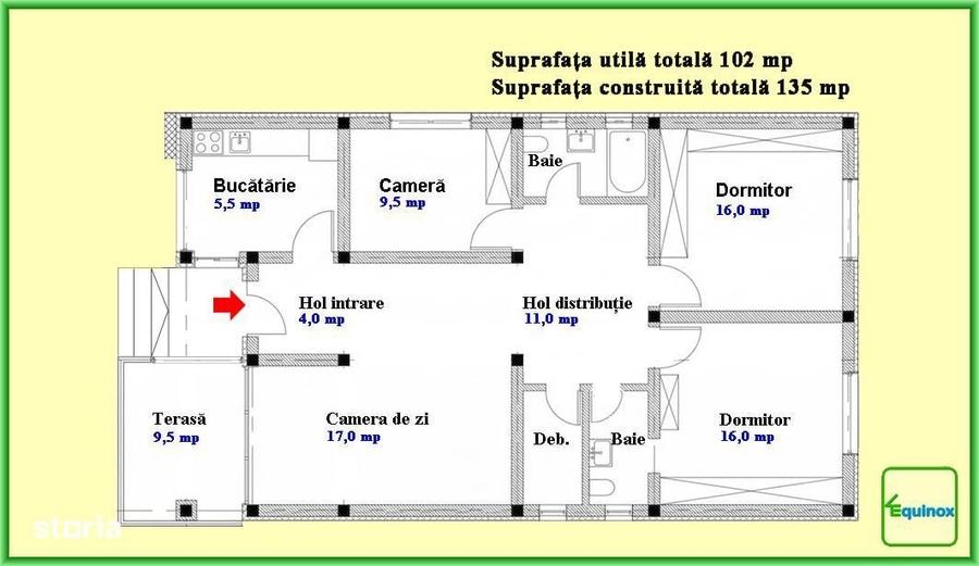 Casă cu 4 camere decomandat cu Teren 450 Mp în Strejnicu
