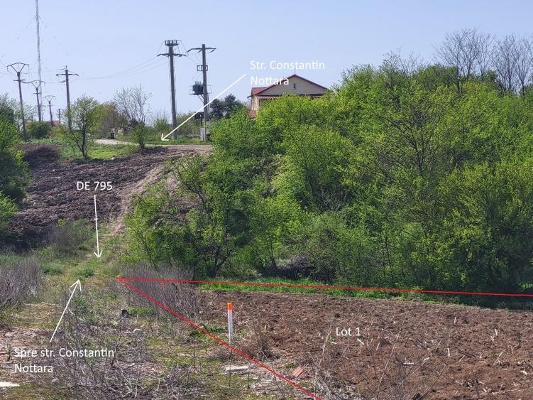 Teren Construcții intravilan de 500 mp, în Vlădiceasca