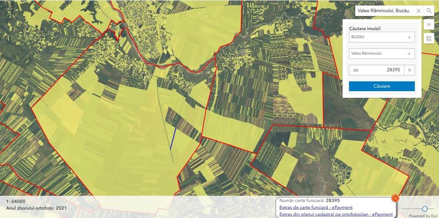 Teren agricol extravilan de 157141 mp, în Poșta Câlnău
