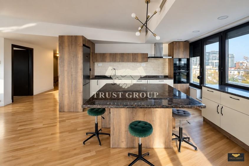 Apartament cu 5 camere decomandat, mobilat în Herăstrău