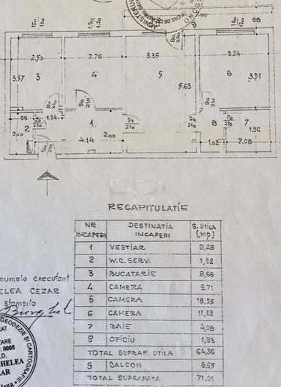 Apartament cu 3 camere semidecomandat, mobilat în Nicolae Grigorescu