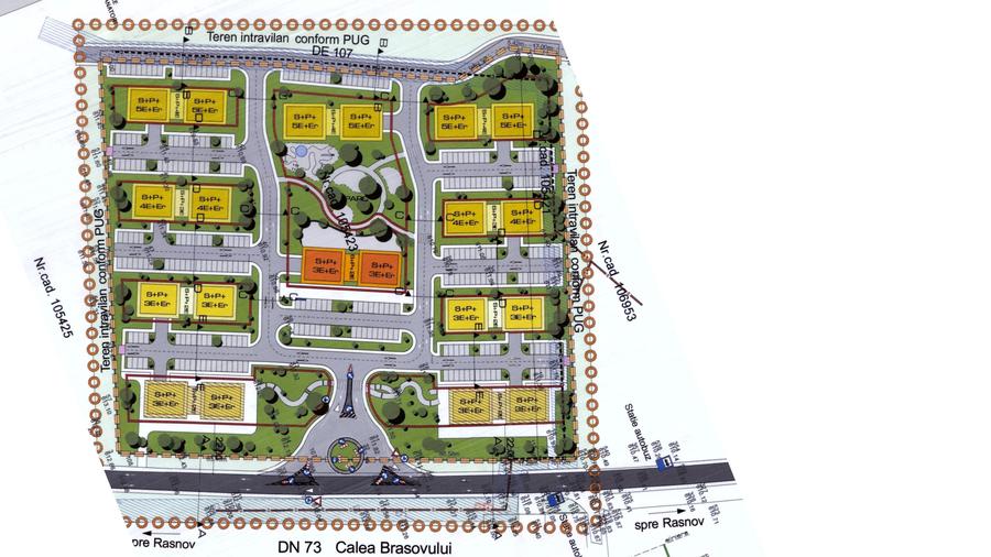 Teren Construcții intravilan de 34400 mp, în Primăverii