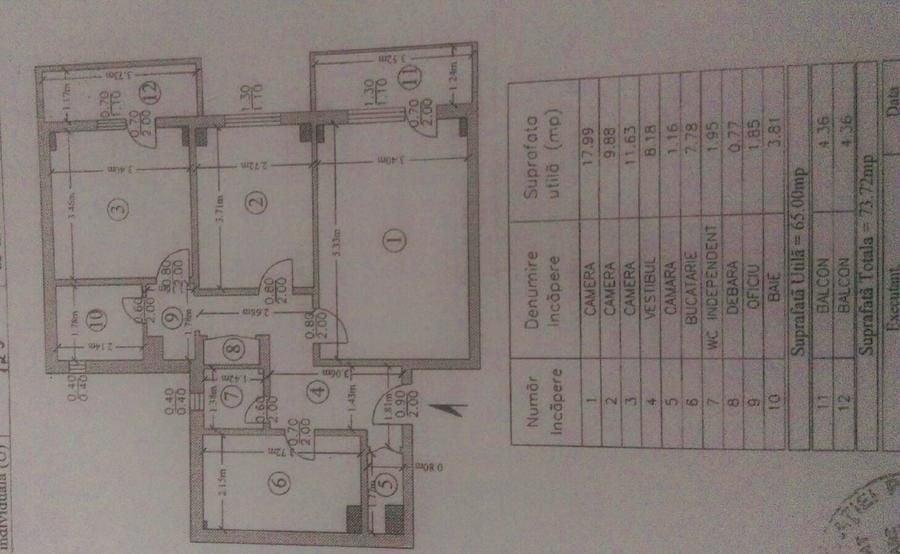 Apartament cu 3 camere decomandat, mobilat în Drumul Taberei
