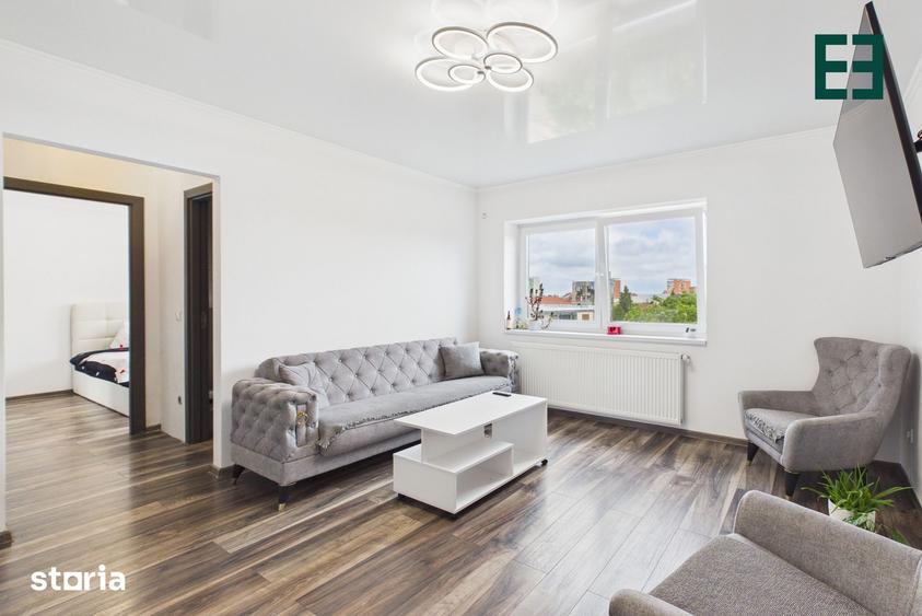Apartament cu 2 camere semidecomandat, mobilat în Central