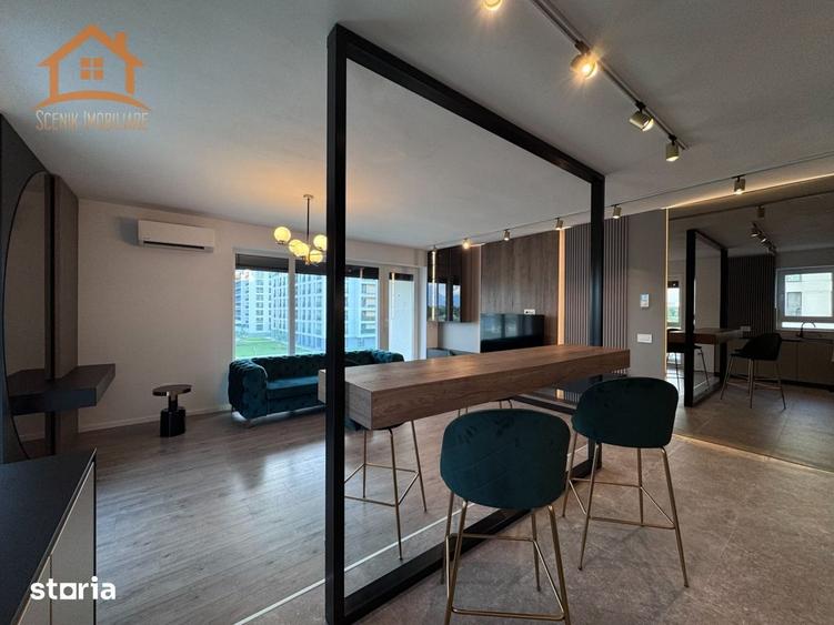 Apartament cu 2 camere, mobilat în Tractorul