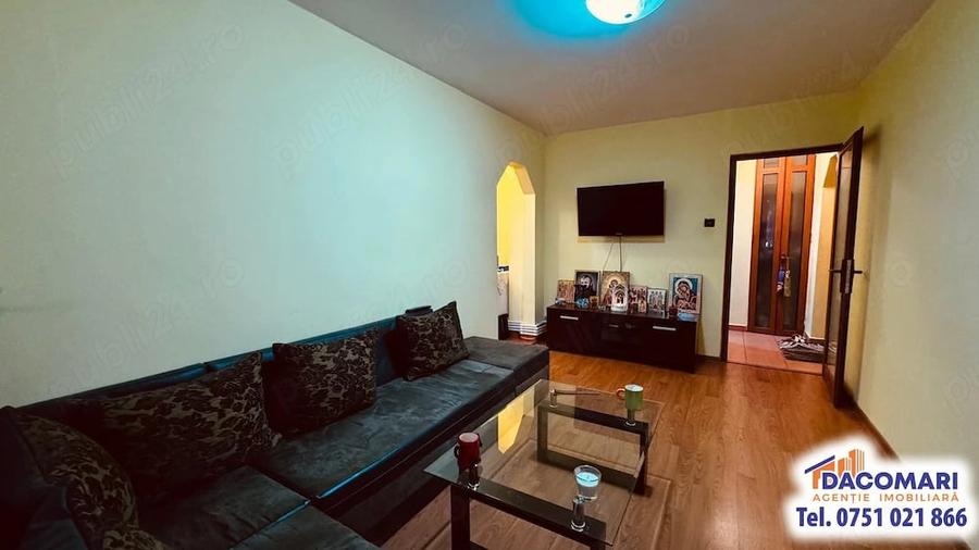 Apartament cu 2 camere semidecomandat în Micro 19