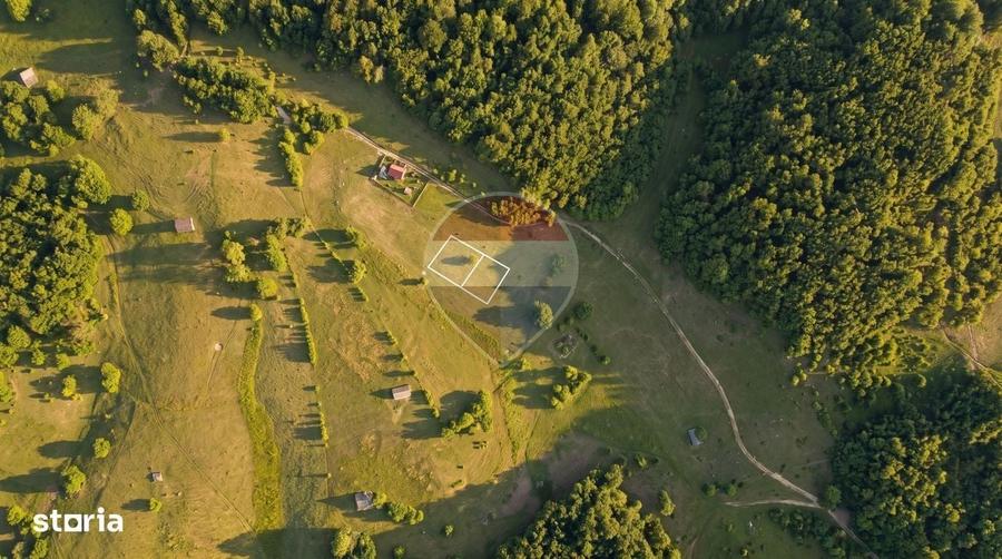 Teren intravilan|813 mp|Ciocanu, Arges|Priveliste spectaculoasa - 1
