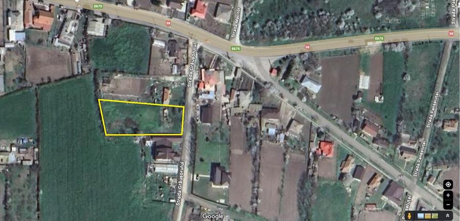 Teren Construcții intravilan de 2079 mp, în Exterior Vest