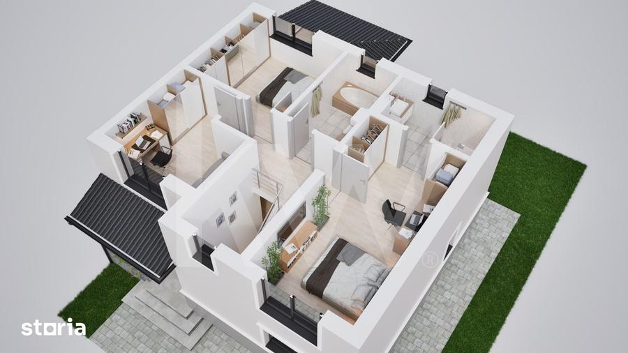 Casă cu 5 camere cu Teren 210 Mp în Șura Mică