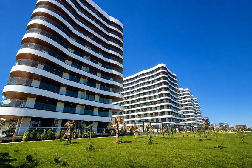 Apartament premium 2 camere , Vedere frontală la mare , Casa Del Mar,  Parcare - 11