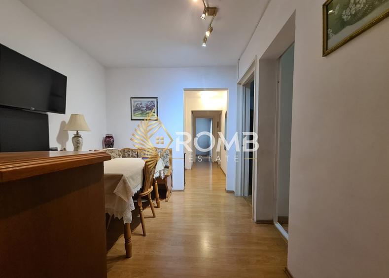 Apartament cu 3 camere decomandat, mobilat în Mănăștur