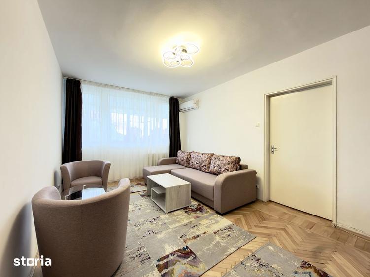 Apartament cu 2 camere, mobilat în Tei