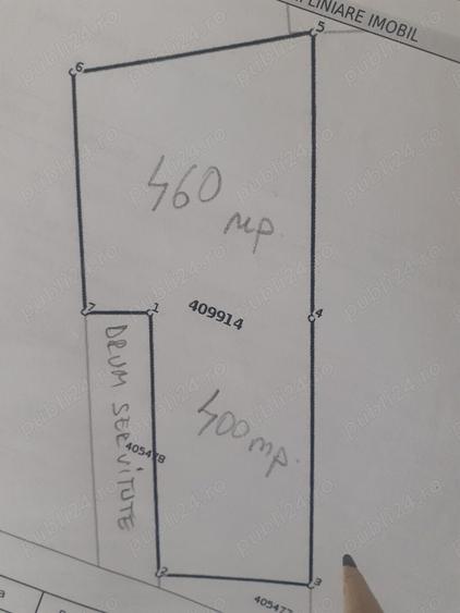 Teren de 840 mp, în Utvin