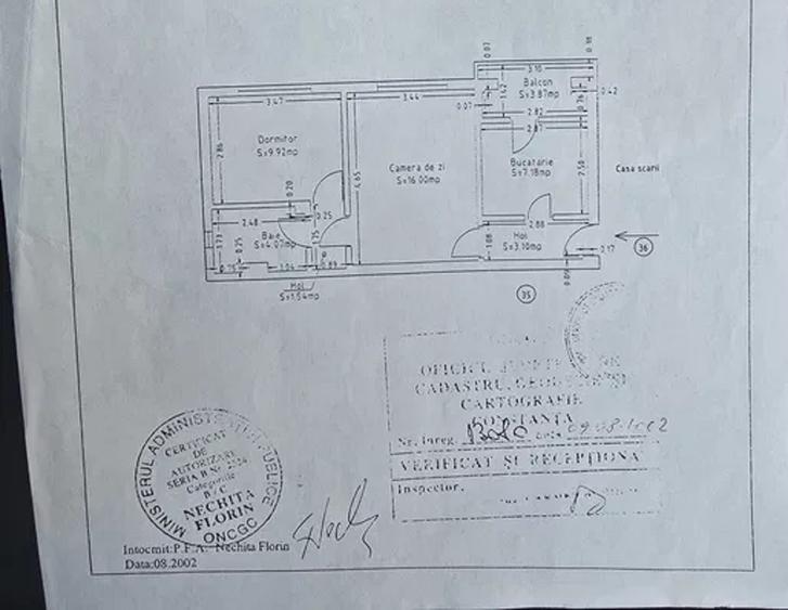 Apartament 2 camere Poarta 6  85000 euro - 2