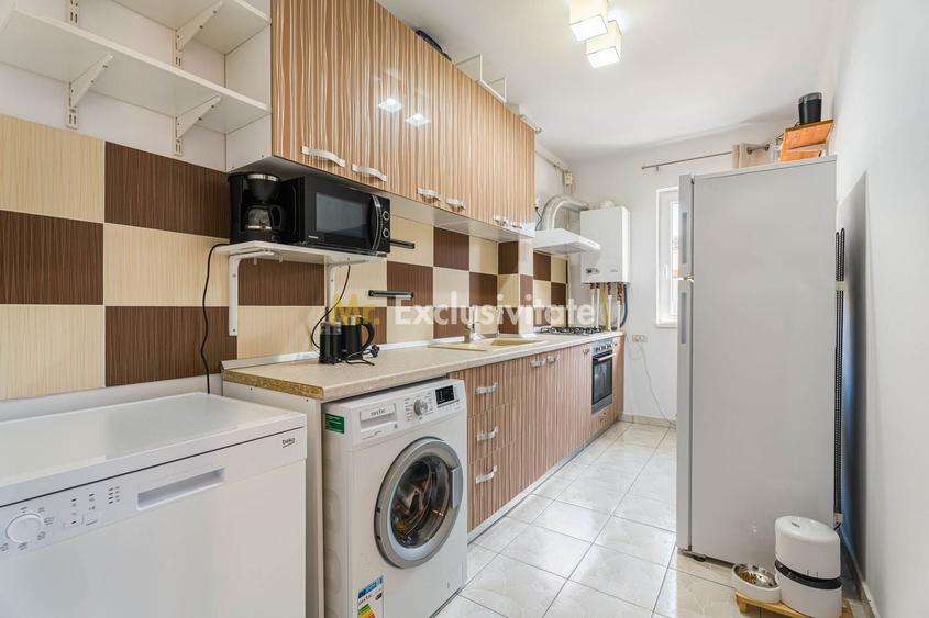 Apartament cu 3 camere decomandat, mobilat în Chiajna
