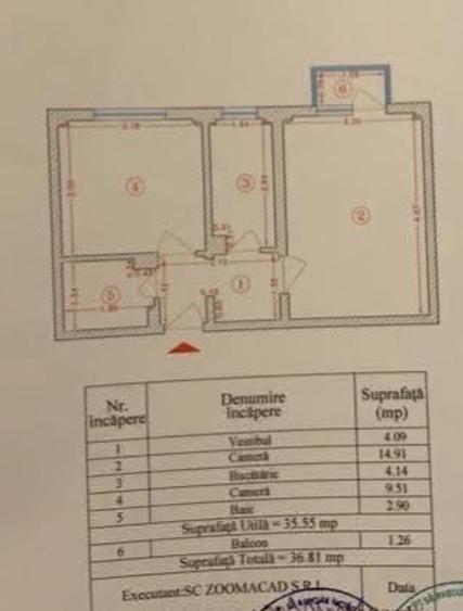 Apartament cu 2 camere semidecomandat în Drumul Taberei