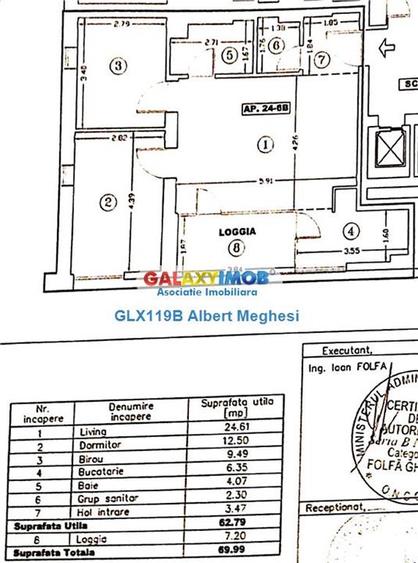 Apartament cu 3 camere semidecomandat în Calea Călărașilor