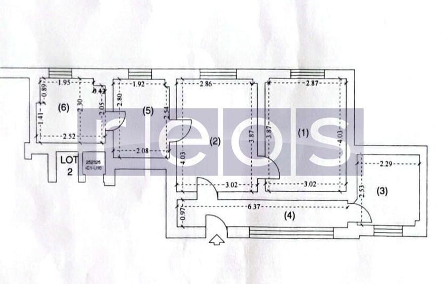 Casă cu 3 camere cu Teren 55 Mp în Floreasca