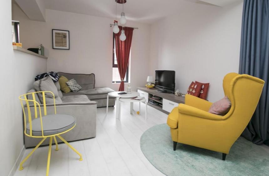 Apartament cu 2 camere circular, mobilat în Odăile