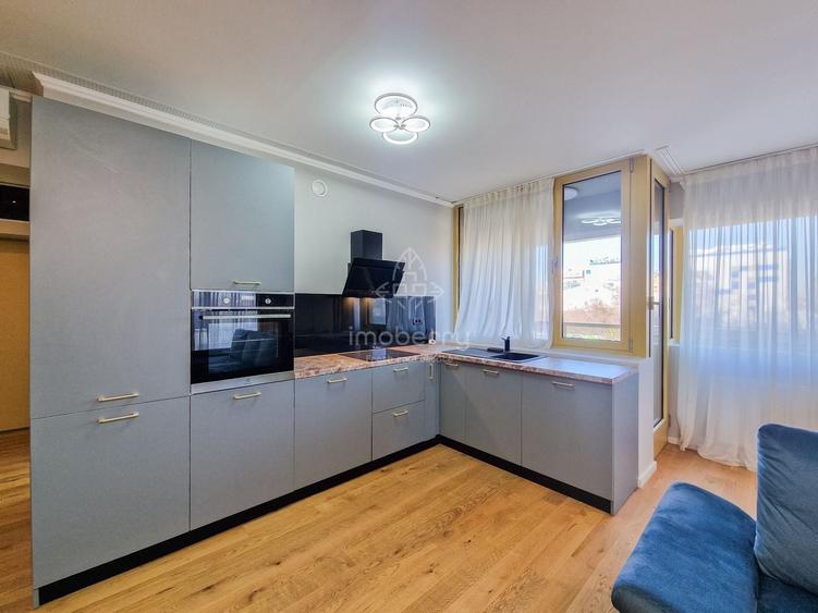 Apartament cu 2 camere semidecomandat, mobilat în Aviației