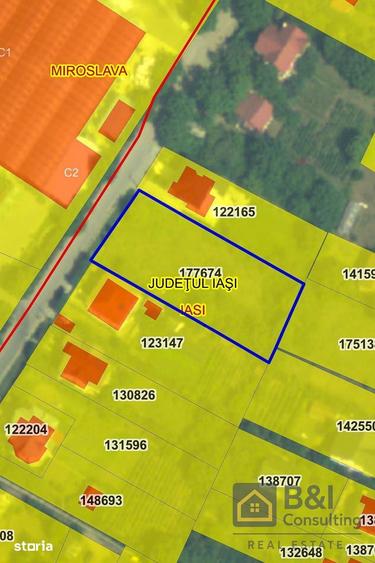Teren de 1666 mp, în Cug