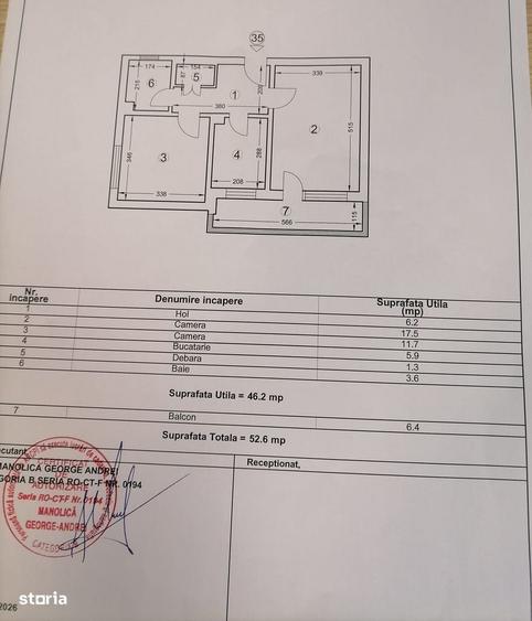 Apartament 2 camere Tomis Nord Tic Tac 85000 euro - 5