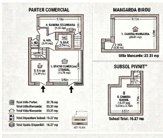 Spațiu comercial, de 60 mp, în P-ța Muncii