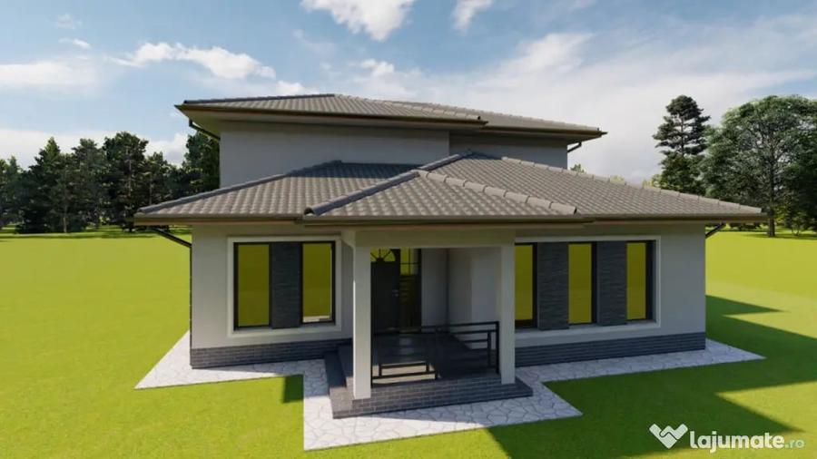 Casă cu 5 camere cu Teren 850 Mp în Satu Nou de Jos