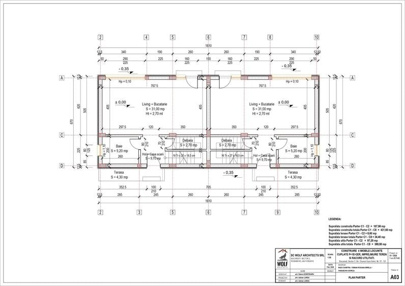 Duplex cu 4 camere cu Canalizare în Theodor Pallady