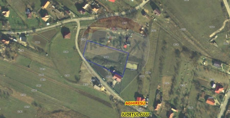 Teren Construcții intravilan de 3041 mp, în Aghireșu-Fabrici