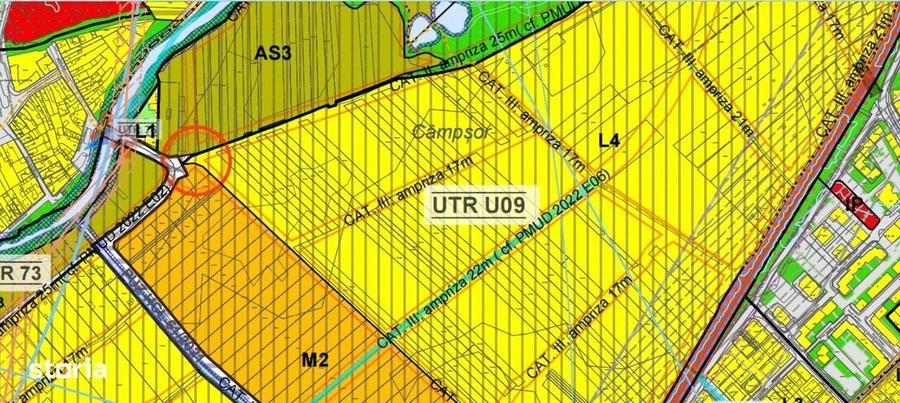 Vanzare teren intravilan 4.000 mp Sibiu, zona Campsor (UTR U09 / L4) - 2