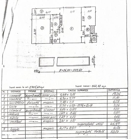 Apartament cu 2 camere semidecomandat în Drumul Taberei