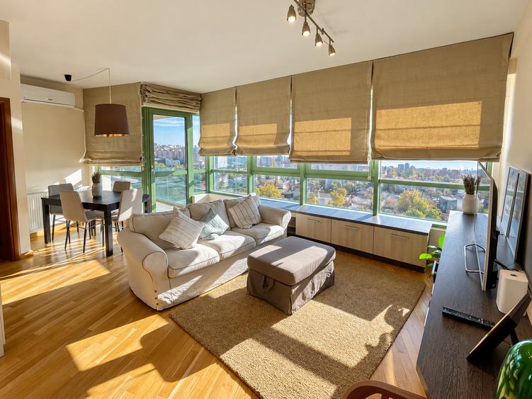 Apartament cu 2 camere decomandat, mobilat în Parcul Circului