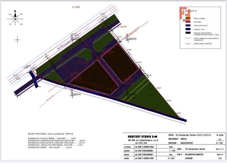 Teren Construcții extravilan de 17400 mp, în Remetea Mare