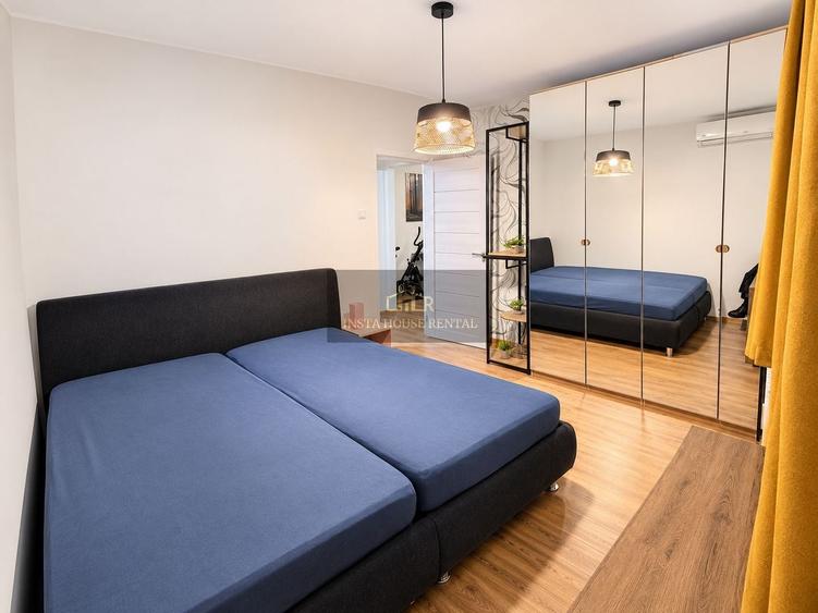 Apartament cu 2 camere semidecomandat, mobilat în 1 Mai