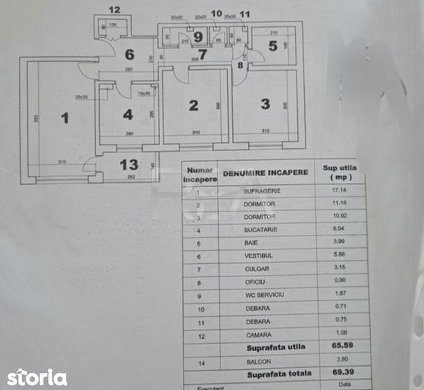 Apartament cu 3 camere decomandat, mobilat în Tudor Vladimirescu