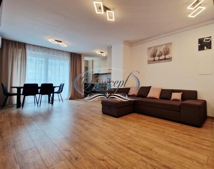 Apartament cu 2 camere semidecomandat, mobilat în Florești