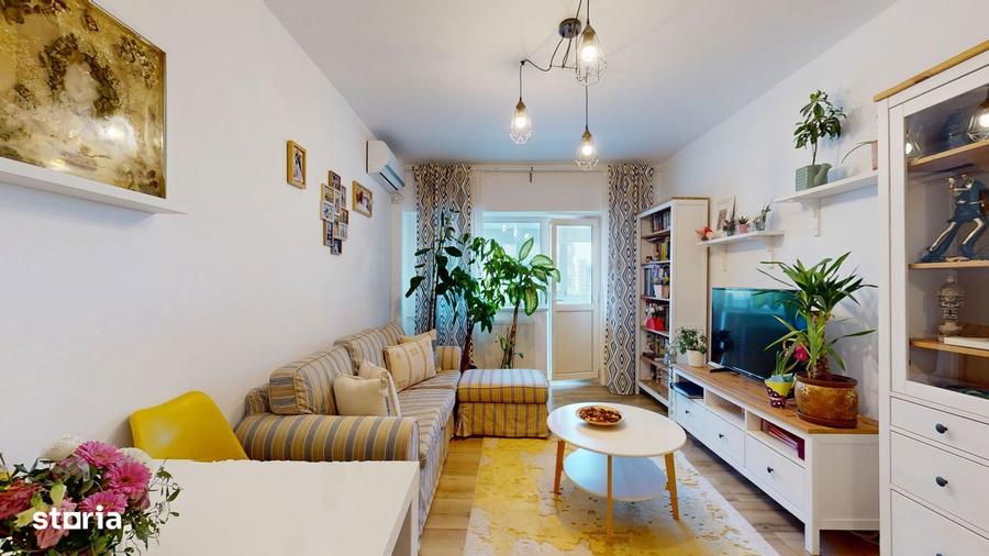 Apartament cu 3 camere decomandat, mobilat în Doamna Ghica