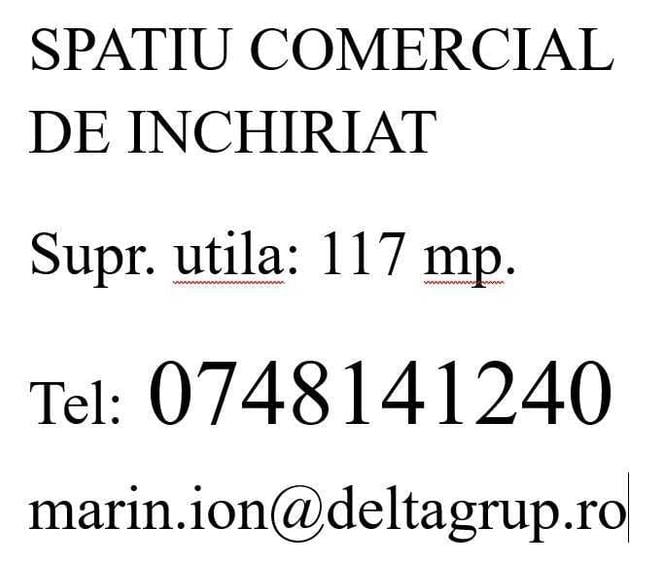 Spațiu comercial, de 117 mp, în Exterior Vest