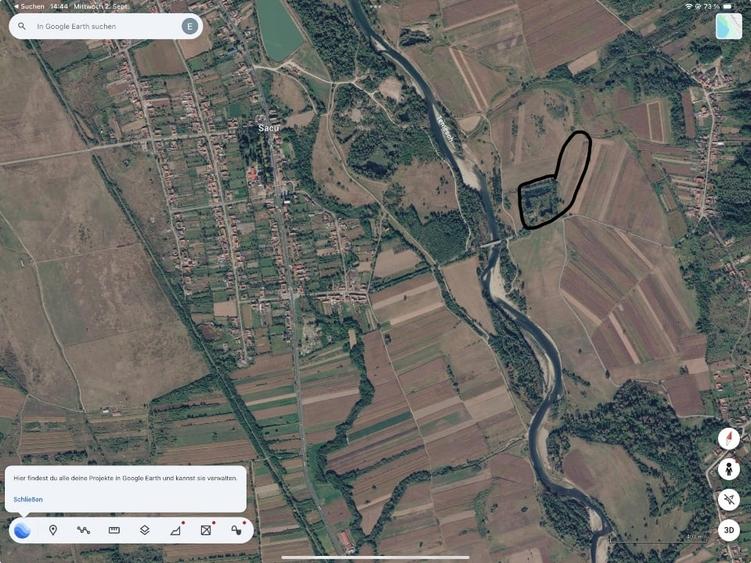 Teren extravilan de 29000 mp, în Sacu