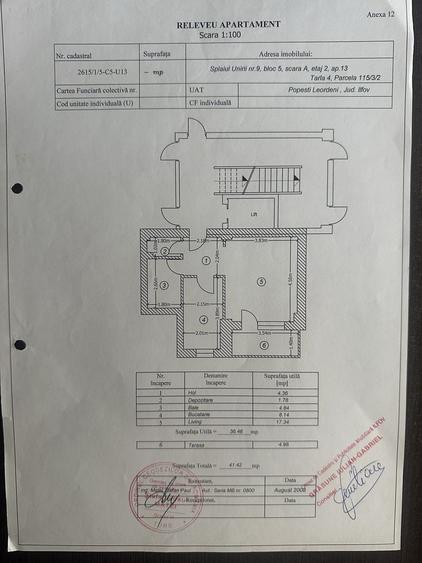 Garsonieră decomandată în Central