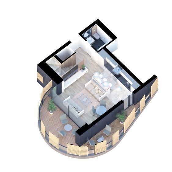 Duplex cu 3 camere cu Canalizare în 13 Septembrie