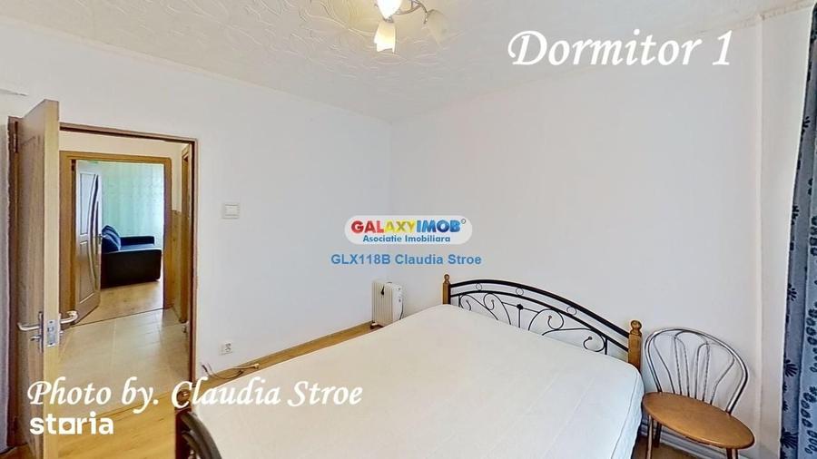 Apartament cu 3 camere semidecomandat, mobilat în Berceni