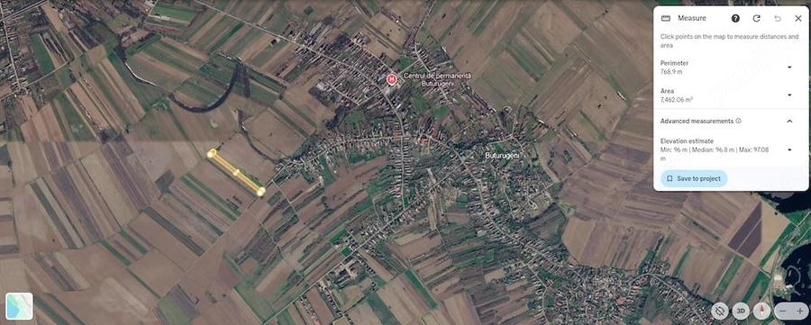 Teren de 7500 mp, în Buturugeni