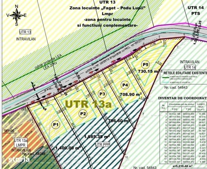 Teren de 1400 mp, în Feleacu