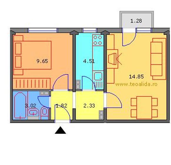 Vanzare apartament 2 camere Lacul tei - 2