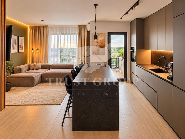 Apartament cu 4 camere decomandat, mobilat în Domenii
