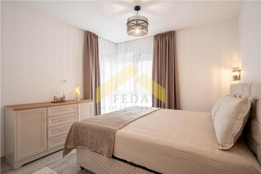 Apartament cu 3 camere semidecomandat, mobilat în UTA