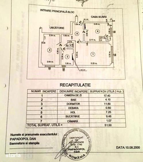 Apartament cu 2 camere decomandat, mobilat în Vatra Luminoasă